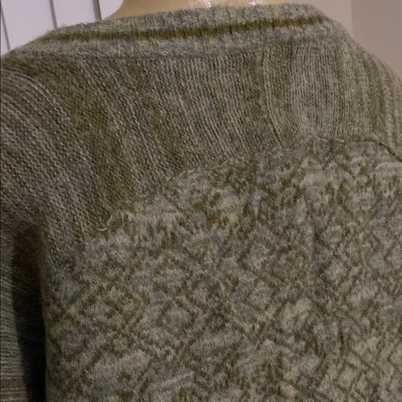 Free People Olive Green Wool Sweater - Picture 7 of 9